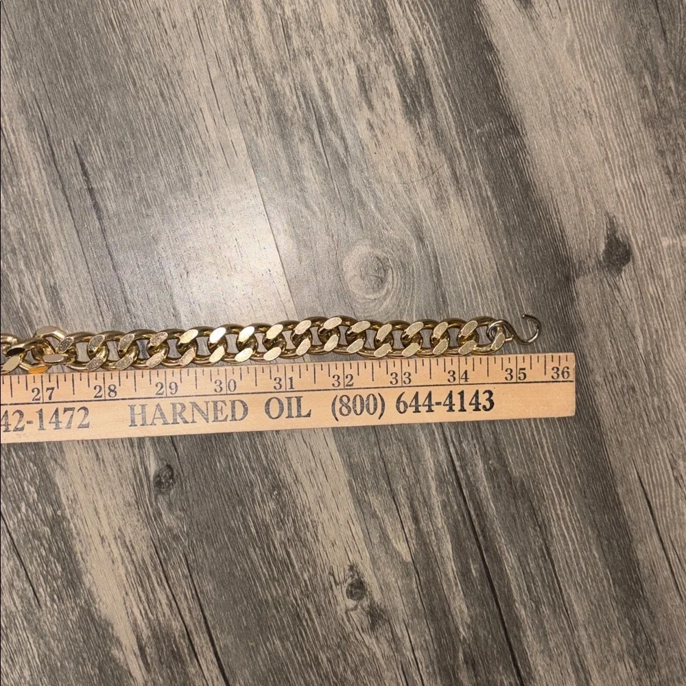 Vintage gold belt chain - size small - 36 inches